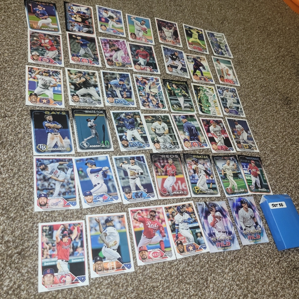 🔥5/$20 Topps Baseball Trading Card lot of 41